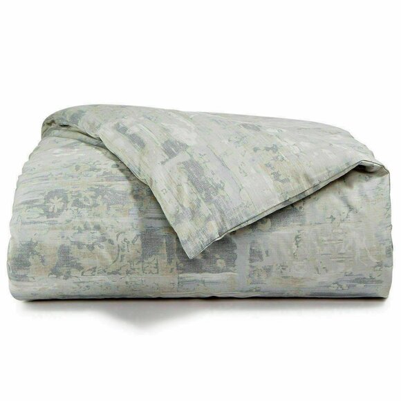 COPY - NWT $375 Calvin Klein Queen Duvet  Cover Caspain light sand 100% Cotton … - Picture 5 of 5